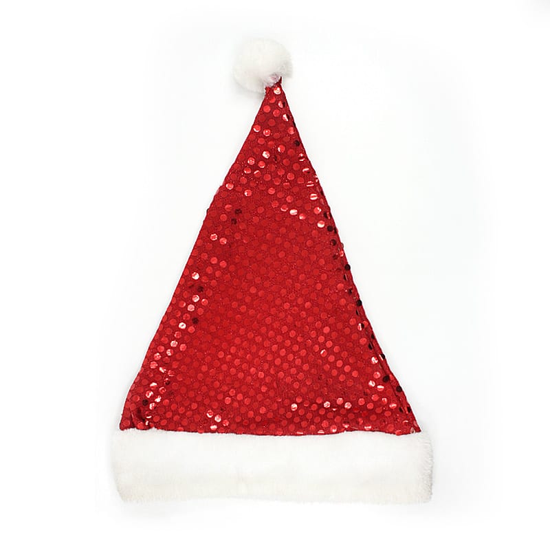 Red Christmas Shiny Dots Santa Hat Christmas ornament - Christmas tree