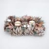 23CM Christmas Pastel Pine Cones Tealight Holder