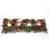 40CM Christmas Rectangular Wreath Tealight Holder-1