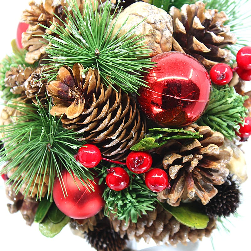 40CM Christmas Topiary Tree2