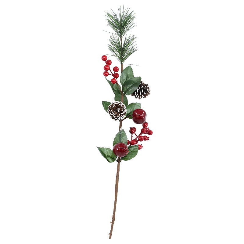Christmas Berries Pomegranate & Pine Corns Branch Christmas Berries Pomegranate & Pine Corns Branch