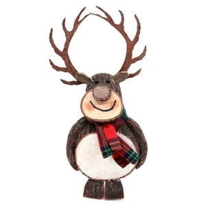 Christmas Cute Wooden Reindeer