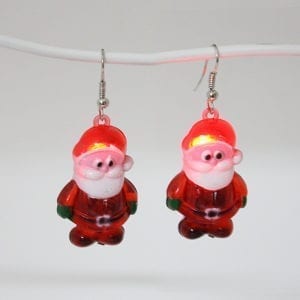 Christmas Flashing Earring Santa