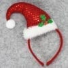 Christmas Headband Santa Hat Holly-1