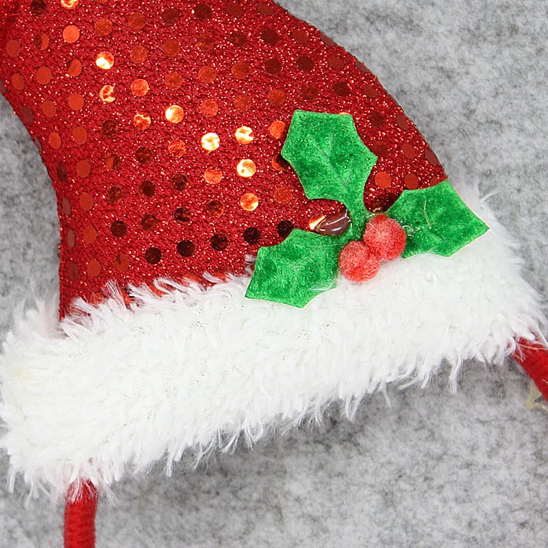 Christmas Headband Santa Hat Holly-2