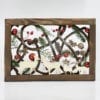 37CM Christmas Rectangular Wooden Framed Branches