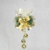 60CM Christmas Bells Glitter Dots Gold