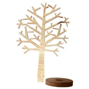 wooden laser cut tree