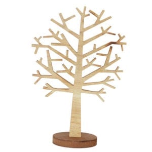 wooden laser cut tree